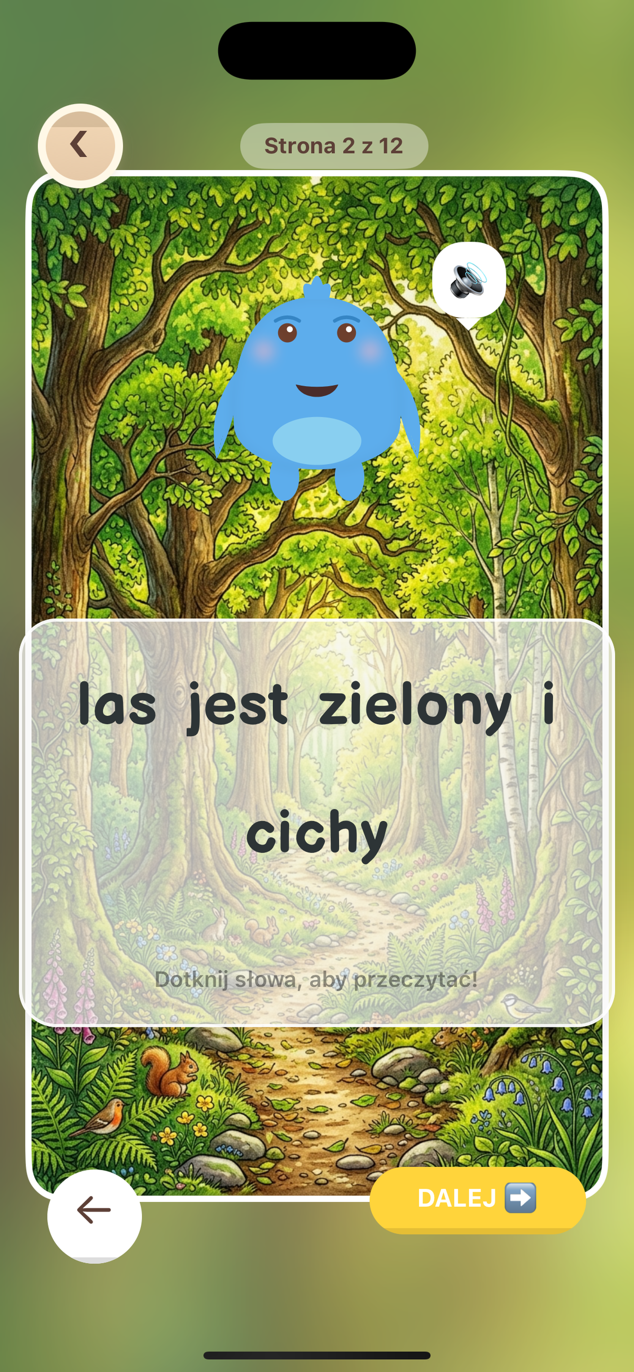 Bajkowe czytanki sylabowe dla dzieci - małe litery